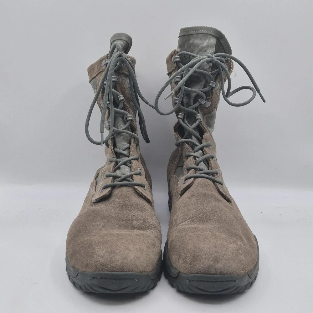 Belleville 620 Boots Mens Size 12.5R Brown Suede Combat Vibram USA Tactical